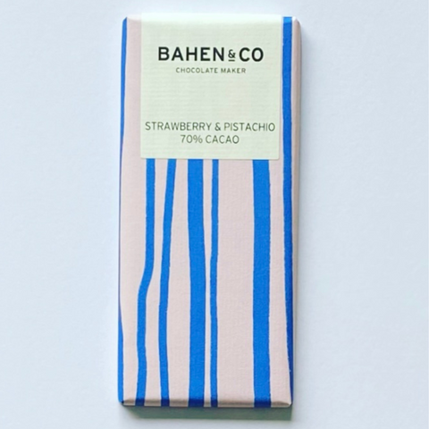 Bahen & Co Strawberry & Pistachio 70% Cacao